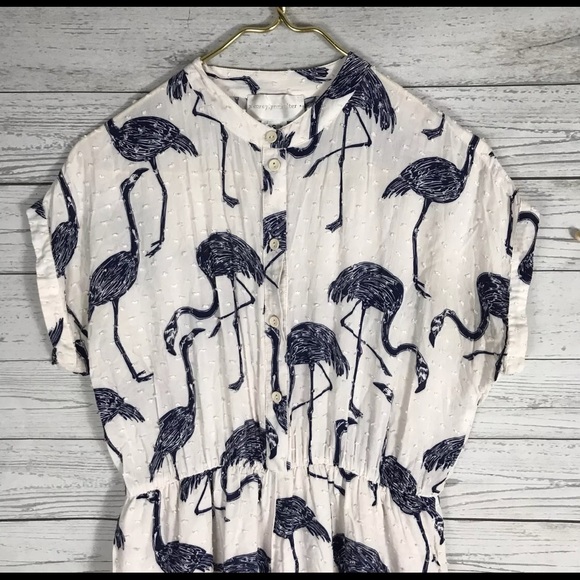 Corey Lynn Calter Anthropologie Flamingo Jumpsuit - Picture 7 of 8